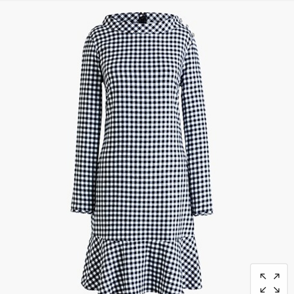 J. Crew Buffalo Plaid Dress - Picture 6 of 16
